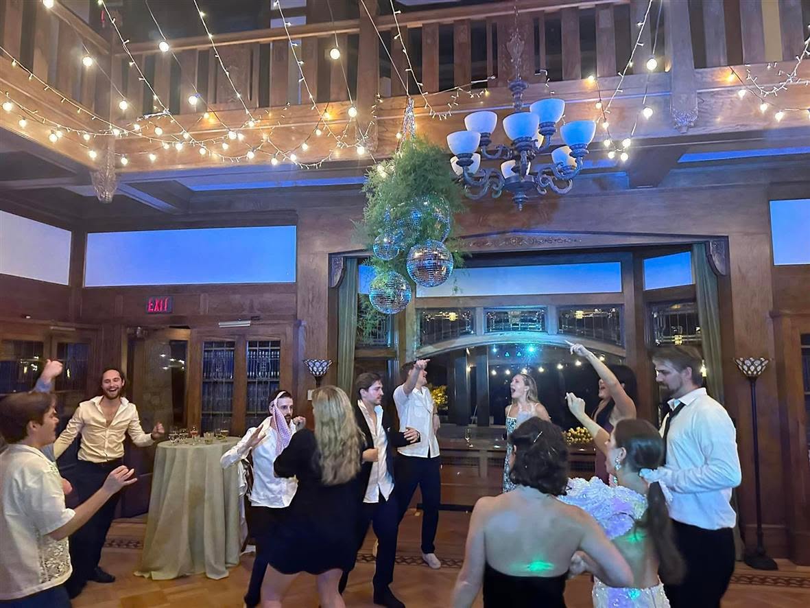 DJ and MC services at wedding reception