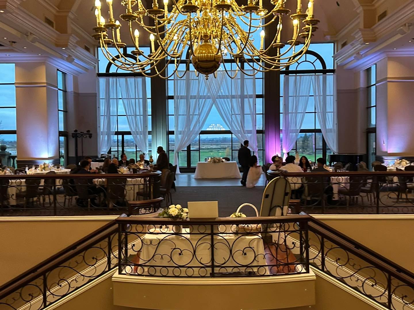 Venue uplighting and production